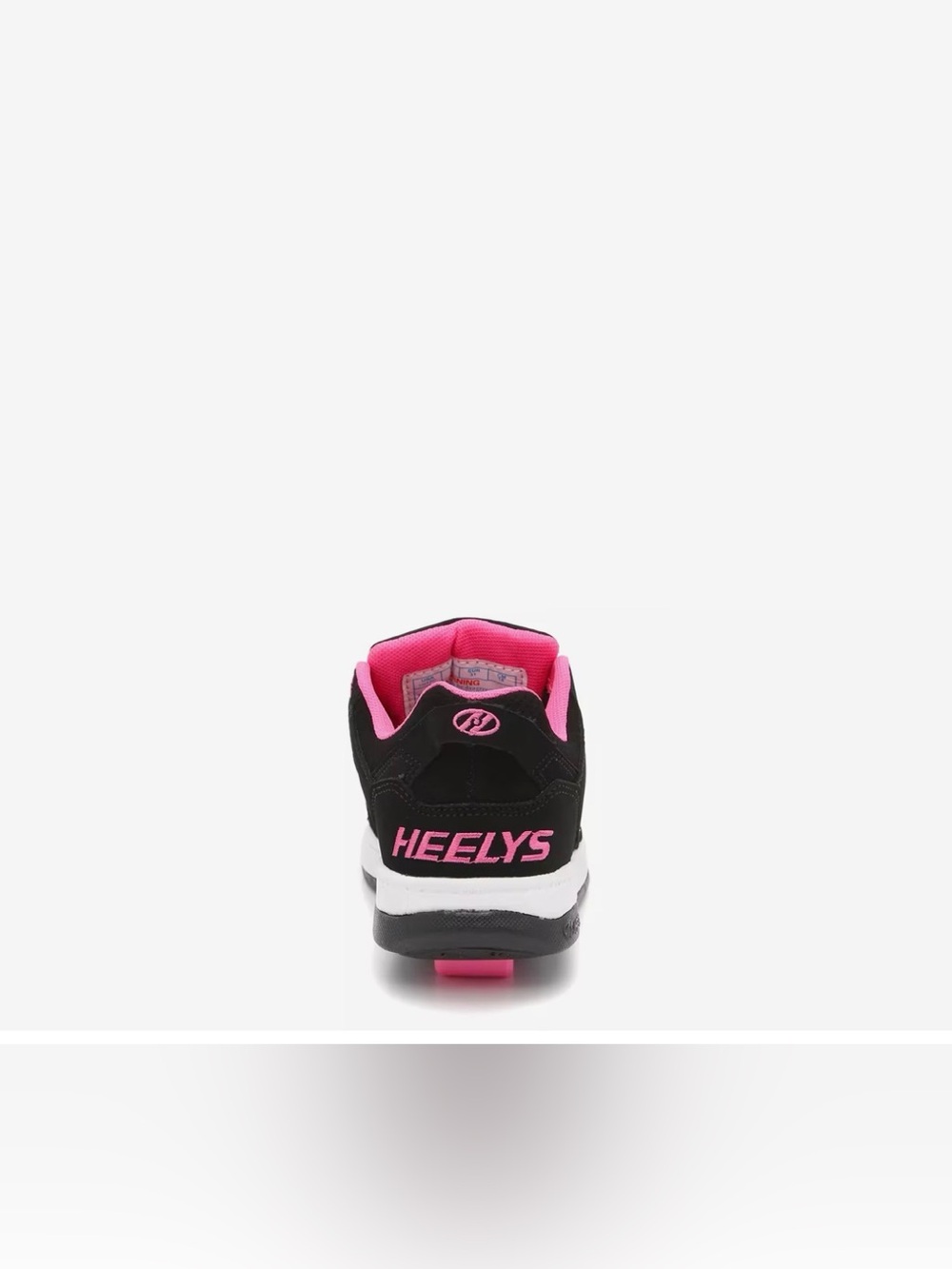 Girls Heelys Kids Black & Pink Low-Top Skate Sneaker - Picture 4 of 11